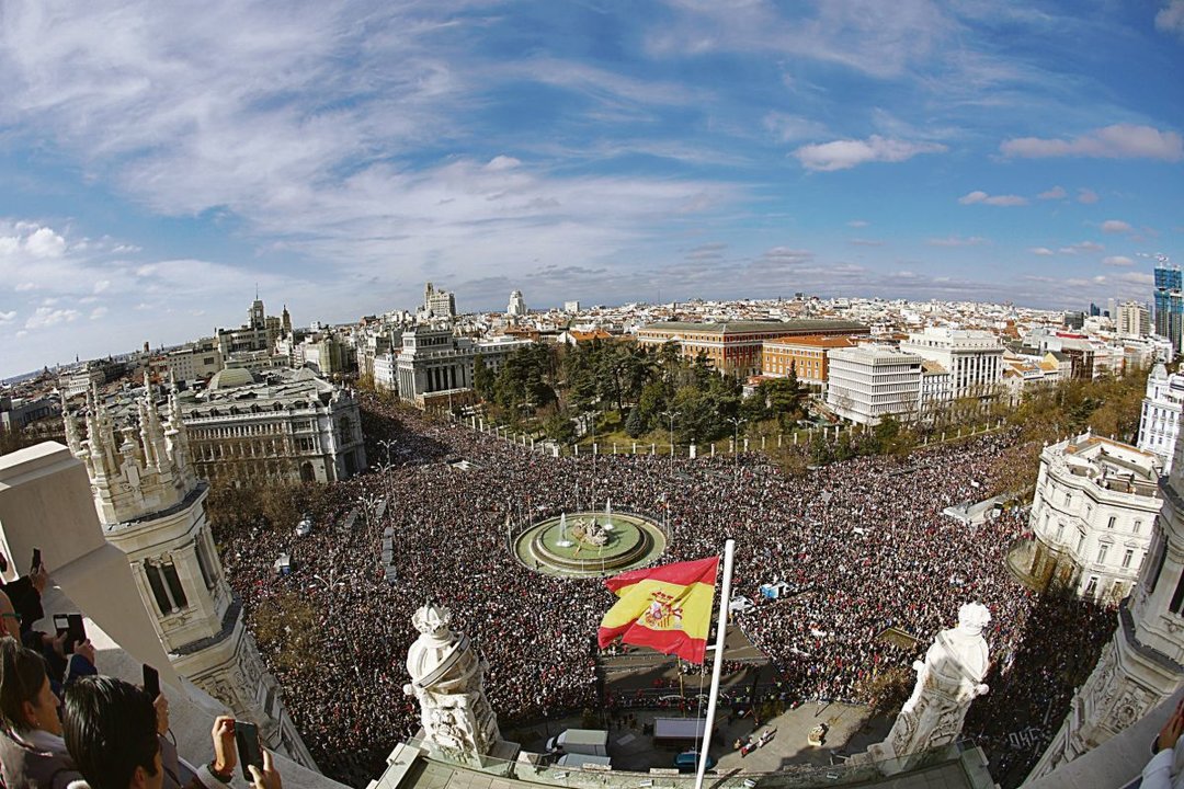 Medio Mill N Protesta En Madrid Por Recortes Origen Noticias