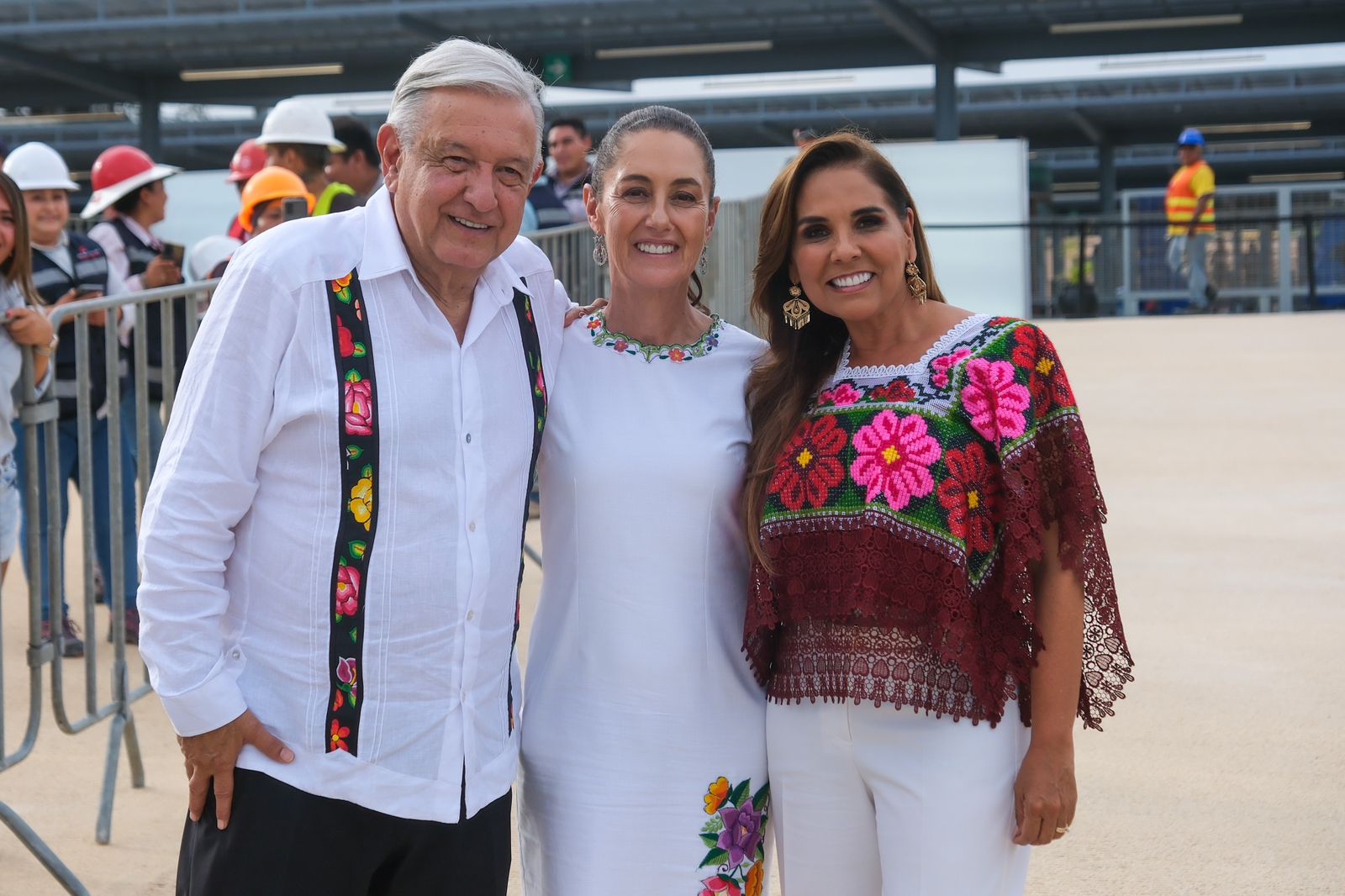 Juntos Amlo Sheinbaum Y Mara Lezama En El Tren Maya Origen Noticias