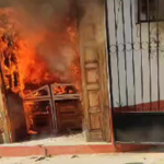 Incendio en la biblioteca de la UMAR de Puerto Escondido (Video)