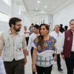 Supervisan Mara Lezama y Alejandro Svarch el Hospital ‘Jesús Kumate Rodríguez’