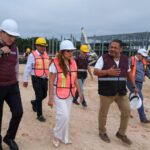 Supervisa Mara Lezama avances en la construcción del nuevo Hospital General de Chetumal