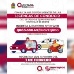 Mantendrán tarifas vigentes de licencias hasta el 31 de enero