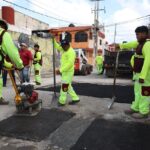 Atiende Ayuntamiento de BJ con mantenimiento vial en la Supermanzana 23