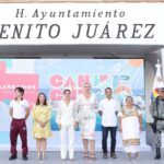 Festejan Ana Paty Peralta y ciudadanos a Cancún con ceremonia cívica