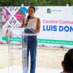 Inauguran Ana Paty Peralta y Mara Lezama el Centro Comunitario ‘Luis Doncel’