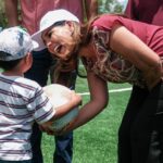 Supervisa Mara Lezama avance del 75% en cancha de futbol ‘Las Ranitas’, en Cancún