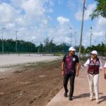 Impulsa Mara Lezama nuevas canchas de futbol en Cozumel, parte del programa Mundial Social