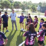 Disfrutan niñas, niños y jóvenes de las canchas del Mundial Social en Tulum