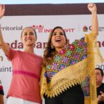 Entregan Claudia Sheinbaum y Mara Lezama viviendas en Cancún