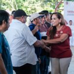 Entrega Mara Lezama kits de herramientas para servicio de comunidades