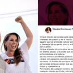 Mara Lezama respalda a Claudia Sheinbaum: “Ningún interés personal por encima del pueblo”