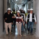 Mara Lezama supervisa ampliación del Hospital General del ISSSTE en Chetumal