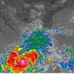 El huracán ‘Simón’ sube a categoría 2 y llegará a las costas del Pacífico en nivel 3 o 4